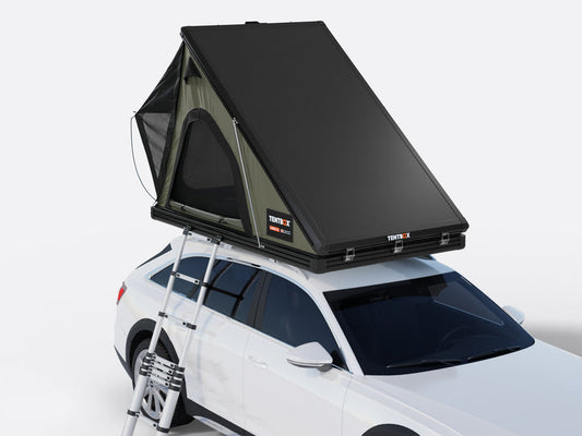 TentBox Cargo 2.0 Roof Tent for Cars - Built with Aluminum Exoskeleton,Integrated LED Light (Forest Green)