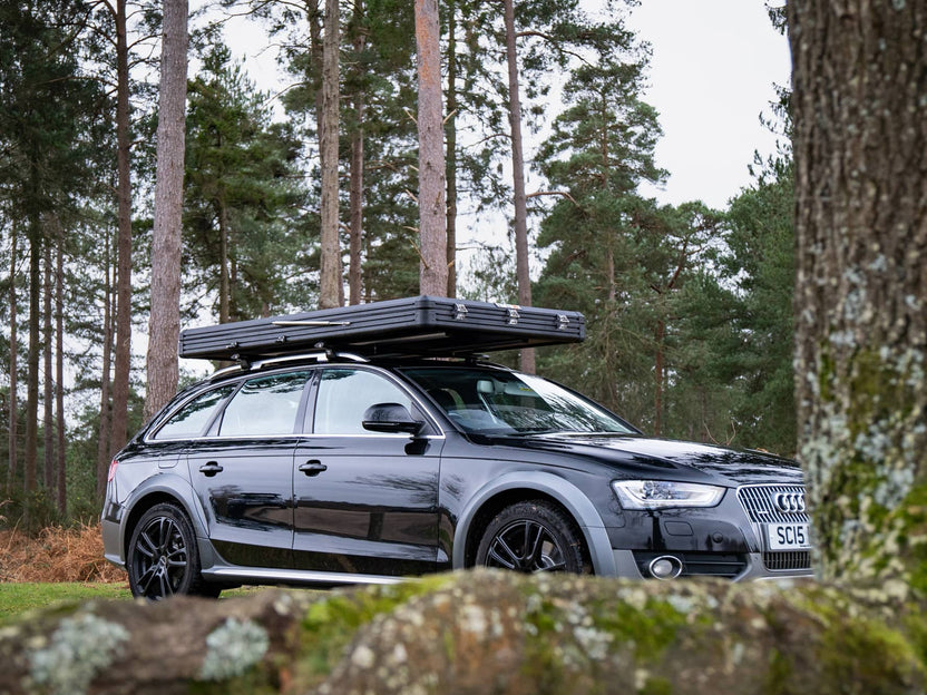 TentBox Cargo 2.0 Roof Tent for Cars - Built with Aluminum Exoskeleton,Integrated LED Light (Midnight Grey )