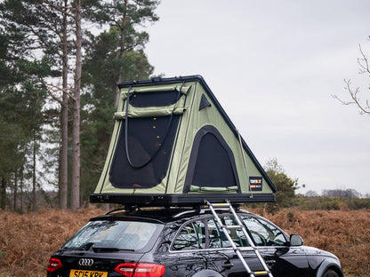 TentBox Cargo 2.0 Roof Tent for Cars - Built with Aluminum Exoskeleton,Integrated LED Light (Sunset Orange )