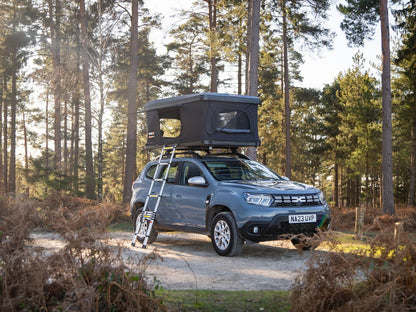 TentBox Classic 2.0 Roof Tent for Cars - All-Season Camping - With Integrated LED Light (Forest Green)