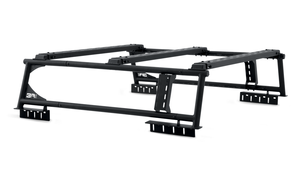 Body Armor Mid-Size Universal Overland Rack - 800 Lbs Weight Capacity, Powder Coated Steel, Fits With Sky Ridge Series RTT and Most Universal RTTs, No Drill Mounting Options