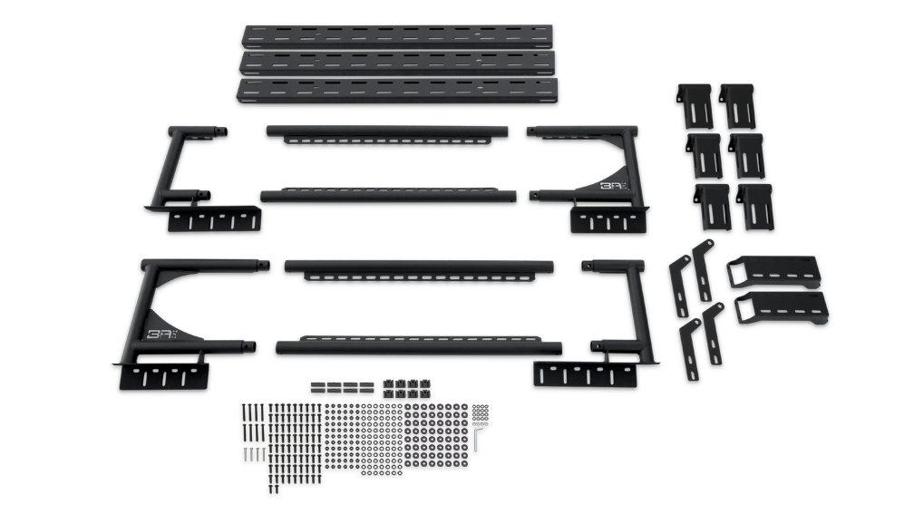 Body Armor Mid-Size Universal Overland Rack - 800 Lbs Weight Capacity, Powder Coated Steel, Fits With Sky Ridge Series RTT and Most Universal RTTs, No Drill Mounting Options