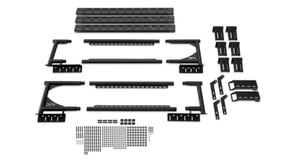 Body Armor Mid-Size Universal Overland Rack - 800 Lbs Weight Capacity, Powder Coated Steel, Fits With Sky Ridge Series RTT and Most Universal RTTs, No Drill Mounting Options