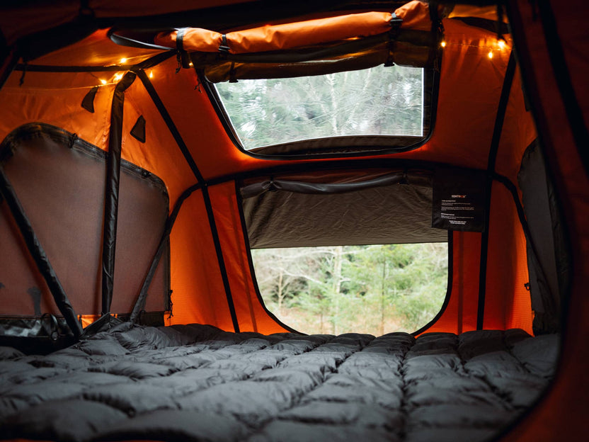 TentBox Lite 2.0 Rooftop Tent - Universal Fit for Cars, SUVs & Pickup Trucks (Forest Green)