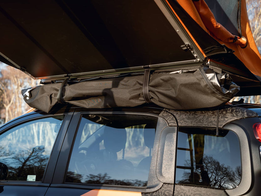 TentBox Lite 2.0 Rooftop Tent - Universal Fit for Cars, SUVs & Pickup Trucks (Slate Grey)