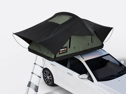 TentBox Lite 2.0 Rooftop Tent - Universal Fit for Cars, SUVs & Pickup Trucks (Forest Green)