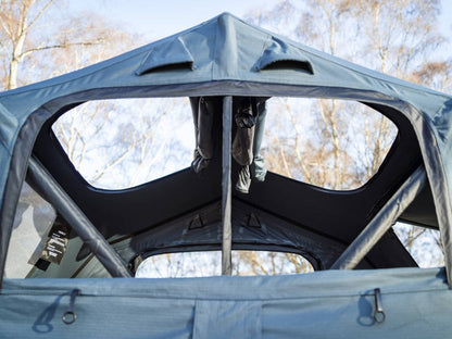 TentBox Lite XL Roof Tent for Cars & SUVs - 4-Person Sleeping Capacity (Forest Green )