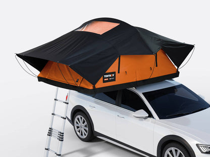 TentBox Lite XL Roof Tent for Cars & SUVs - 4-Person Sleeping Capacity (Sunset Orange)