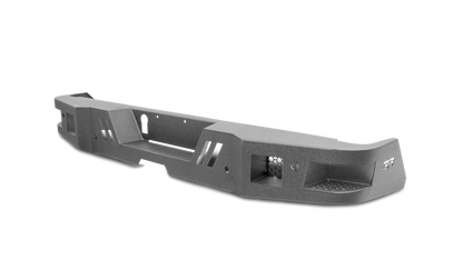 Body Armor 2014-2021 Toyota Tundra Eco Series Rear Bumper - Matte Textured Powder Coated Steel, Winch Mount, No Drilling Required, Fits With 4 Cube LED Lights