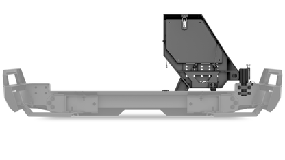 Body Armor Passenger Side Swingout - High-Quality Steel, Black Powder-Coated Finish - Fits 2010-2024 Toyota 4Runner Pro Series II Bumper