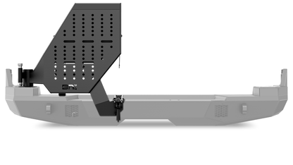 Body Armor Passenger Side Swingout - High-Quality Steel, Black Powder-Coated Finish - Fits 2010-2024 Toyota 4Runner Pro Series II Bumper