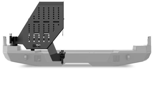 Body Armor Passenger Side Swingout - High-Quality Steel, Black Powder-Coated Finish - Fits 2010-2024 Toyota 4Runner Pro Series II Bumper