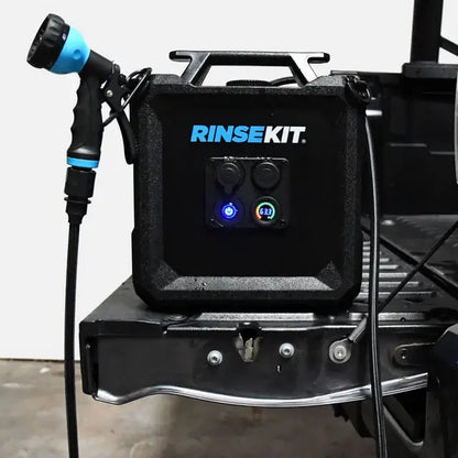 RinseKit Cube - 4-Gallon Battery-Powered Portable Shower with High-Pressure Spray