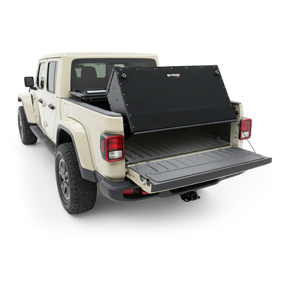 EZ4X4 Tailgate Extender & Secure Bed Box for 2020 & Up Jeep JT Gladiator – Lockable Truck Bed Storage