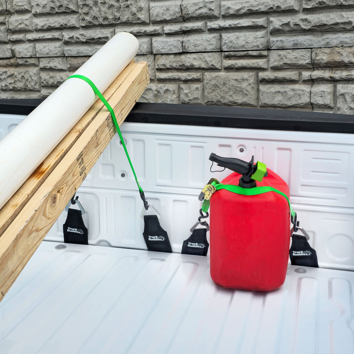 EZ4X4 Truck Buddiez 8-Pack Tailgate Tie-Down Anchors – Fits Most Pickup Trucks & Jeep Gladiator