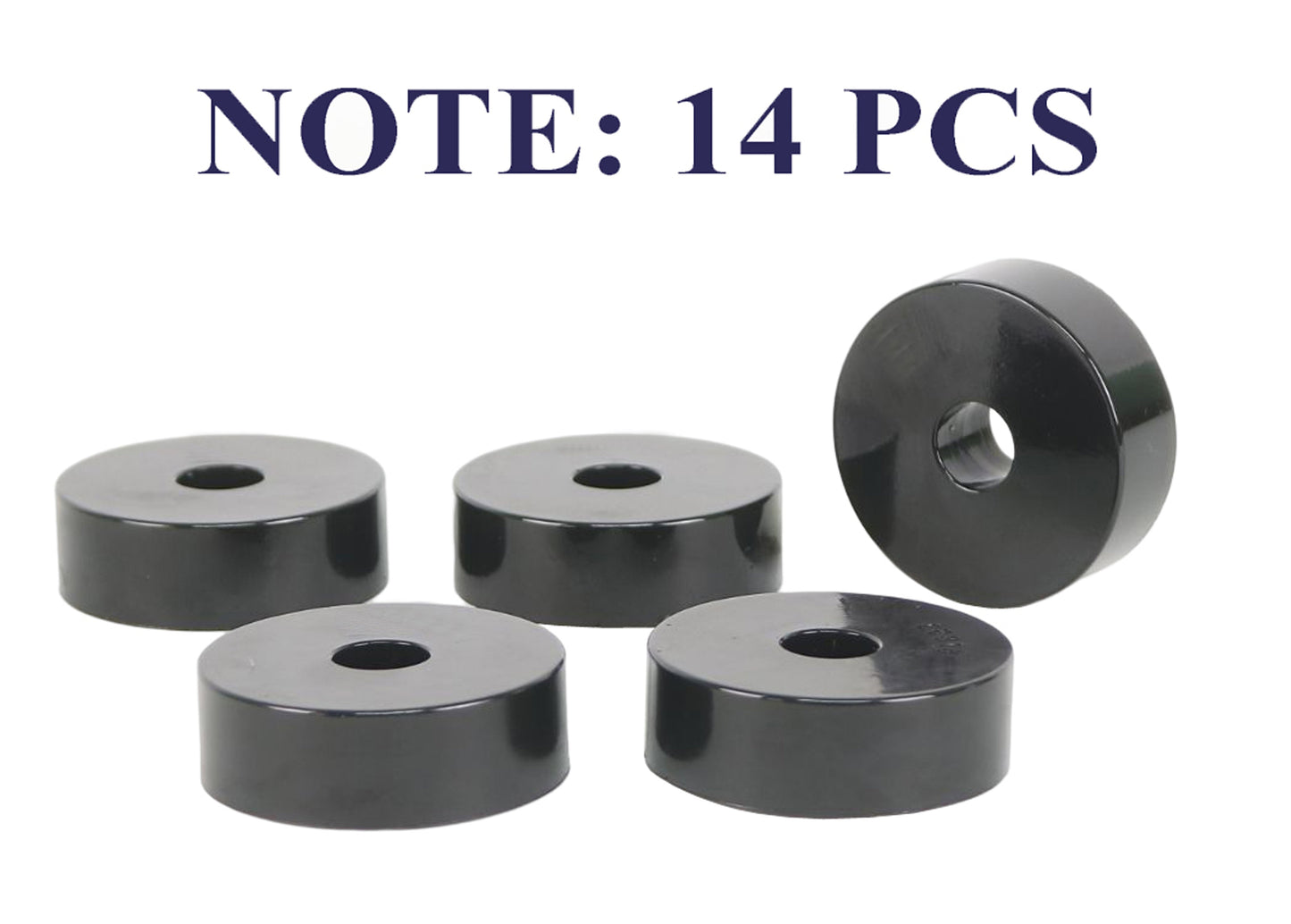 Whiteline Body Mount Bushing Kit for Classic Off-Road SUVs - Fits 1959-1973 Jeep CJ5 (Pack Of 14)