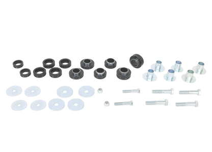 Whiteline Body Mount Bushing Kit for Cars - Fits 1967 Chevrolet Chevy II, 1976-1981 Pontiac Firebird