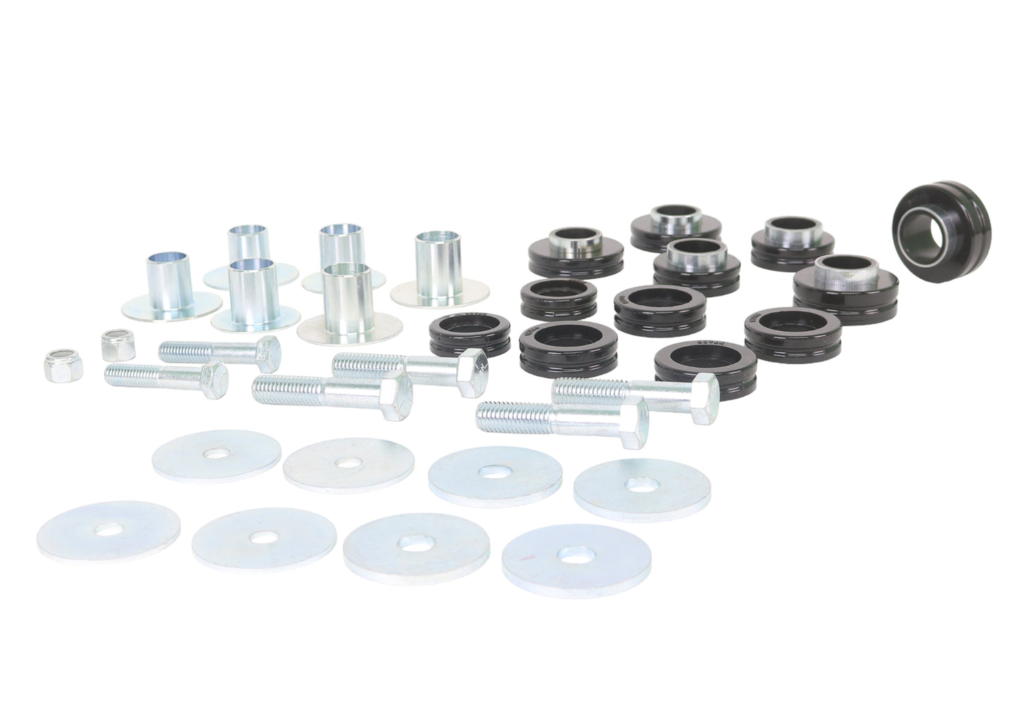 Whiteline Body Mount Bushing Kit for Cars - Fits 1967 Chevrolet Chevy II, 1976-1981 Pontiac Firebird