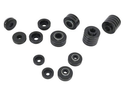 Whiteline Body Mount Bushing Kit for Pickup Trucks - Fits 1986-1996 Ford F-150, F-250, F-350 - High-Quality Polyurethane (Black Finish)