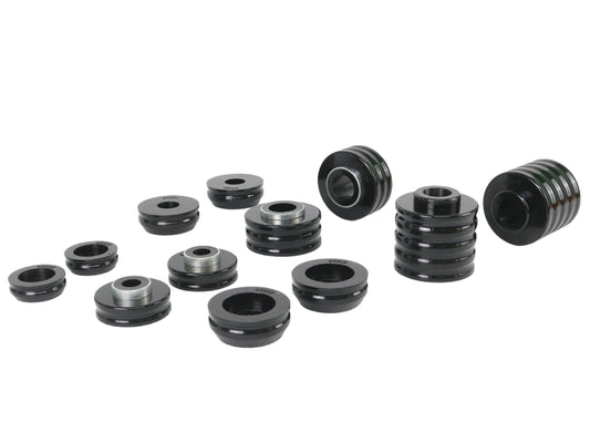 Whiteline Body Mount Bushing Kit for Pickup Trucks - Fits 1986-1996 Ford F-150, F-250, F-350 - High-Quality Polyurethane (Black Finish)