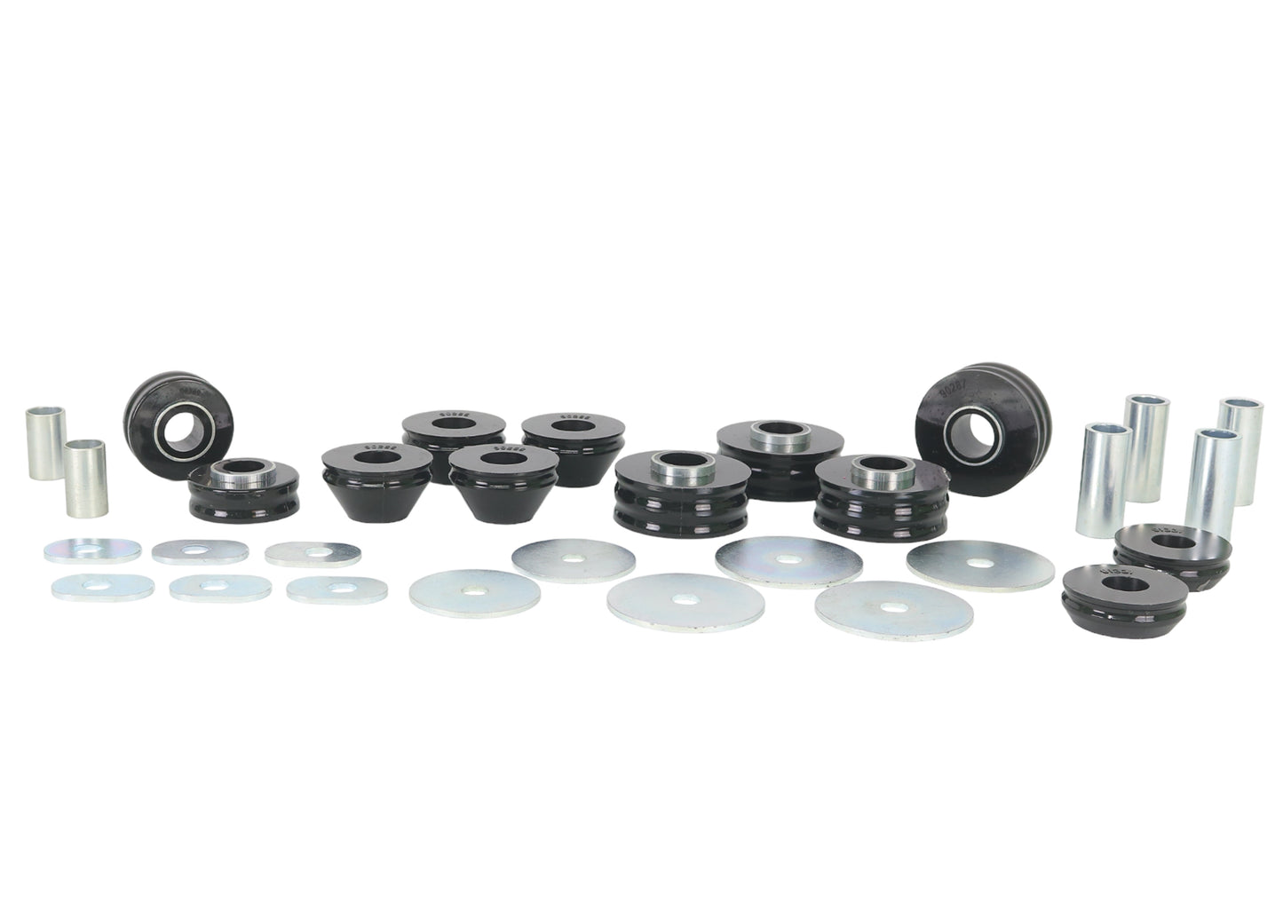 Whiteline Body Mount Bushing Kit for Pickup Trucks - Fits 1973-1980 Chevrolet C10, GMC C15/C1500 - High-Quality Polyurethane (Black Finish)
