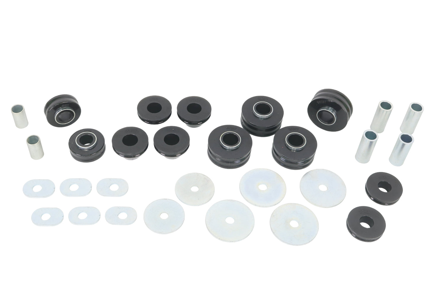 Whiteline Body Mount Bushing Kit for Pickup Trucks - Fits 1973-1980 Chevrolet C10, GMC C15/C1500 - High-Quality Polyurethane (Black Finish)