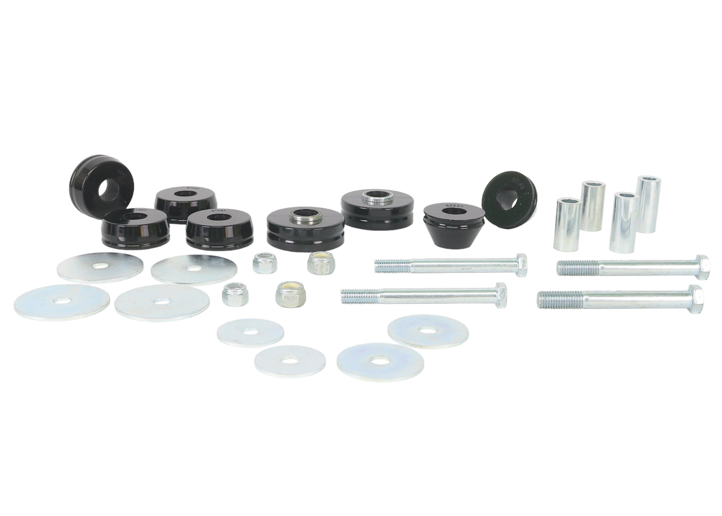 Whiteline Body Mount Bushing Kit for Pickup Trucks - Fits 1963-1966 Chevrolet C10 - High-Quality Polyurethane (Black Finish)