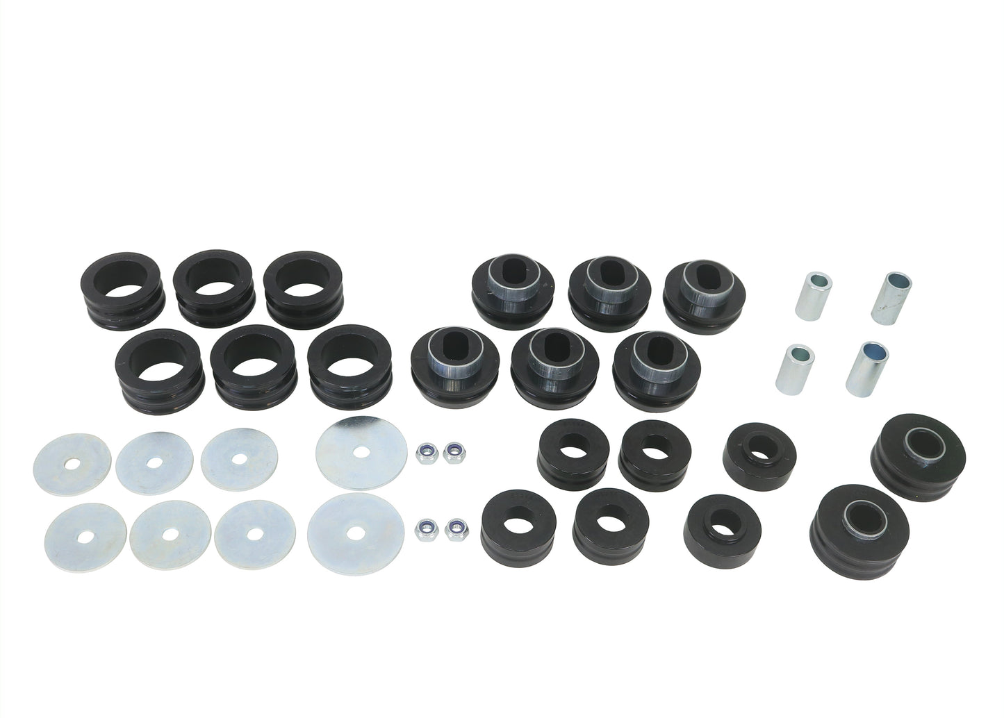 Whiteline Body Mount Bushing Kit for SUVs - Fits 1981-1991 Chevrolet Blazer/K5, GMC Jimmy - High-Quality Polyurethane (Black Finish)
