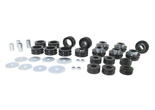 Whiteline Body Mount Bushing Kit for SUVs - Fits 1981-1991 Chevrolet Blazer/K5, GMC Jimmy - High-Quality Polyurethane (Black Finish)
