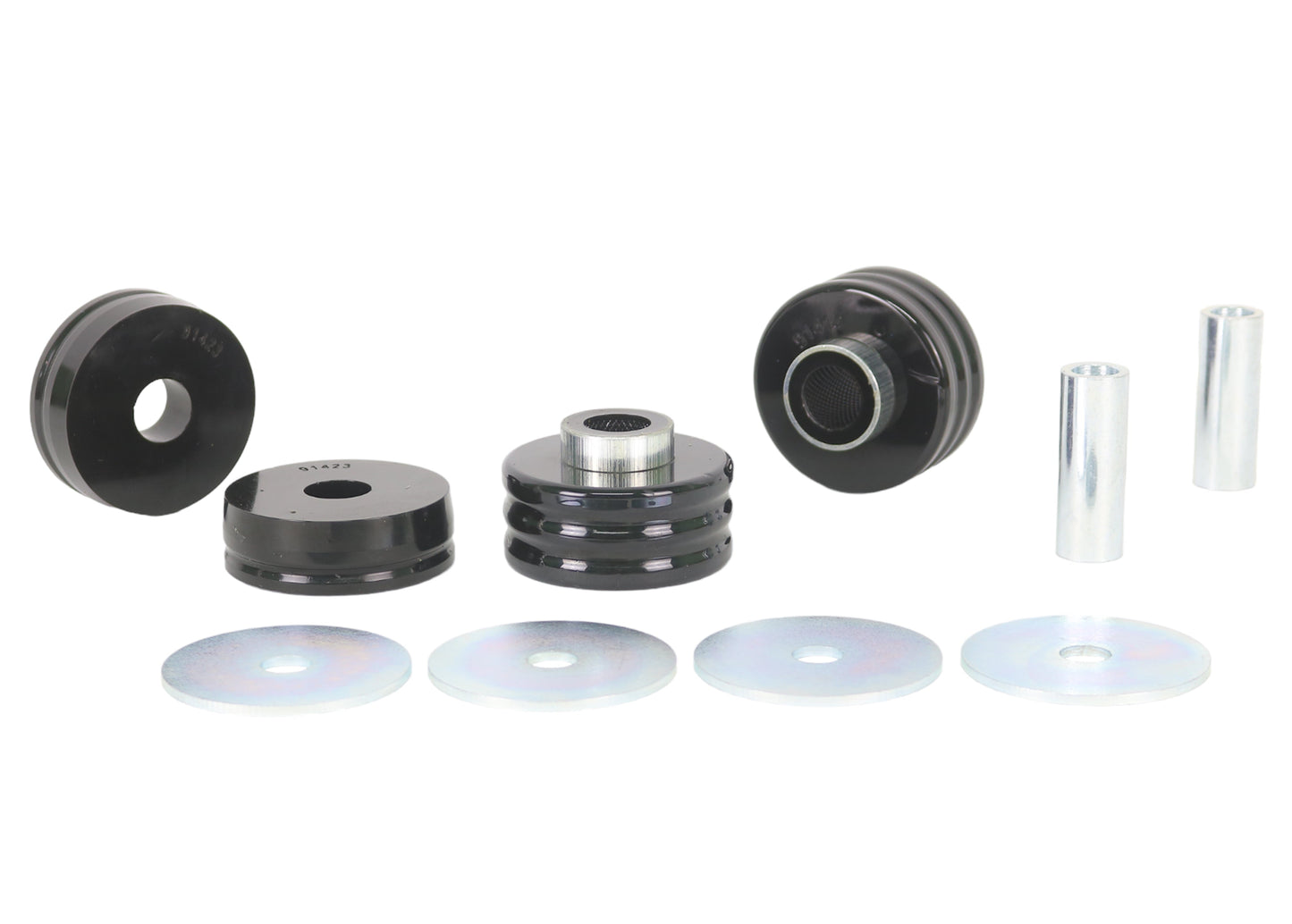 Whiteline Universal Mount / Isolator Set - Fits Most Cars and SUVs - High-Quality Polyurethane (Black Finish)