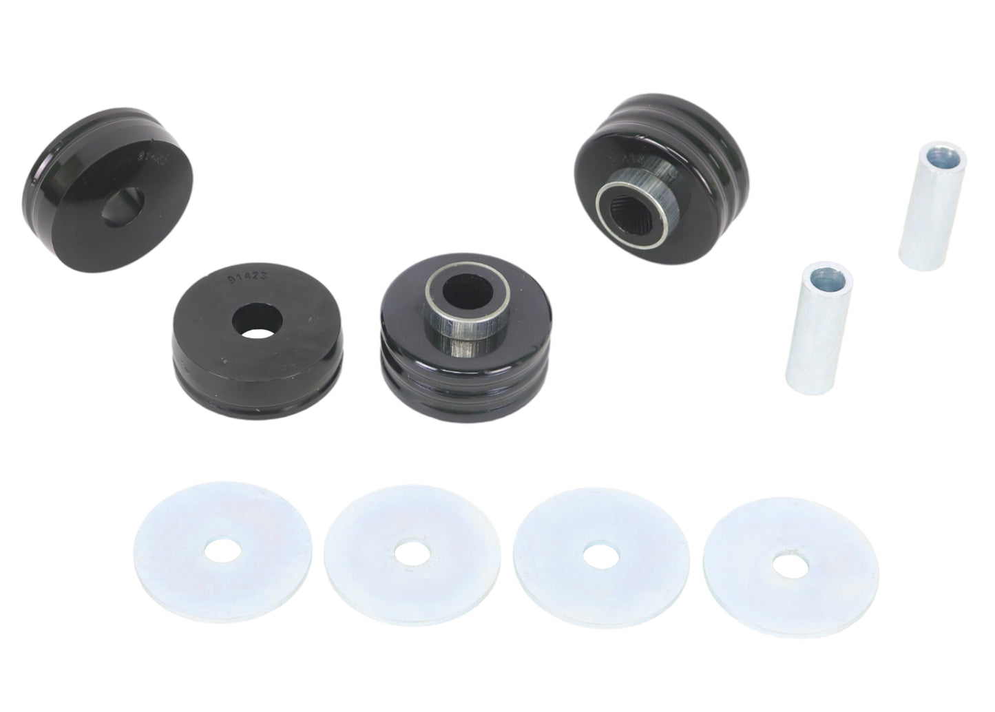 Whiteline Universal Mount / Isolator Set - Fits Most Cars and SUVs - High-Quality Polyurethane (Black Finish)