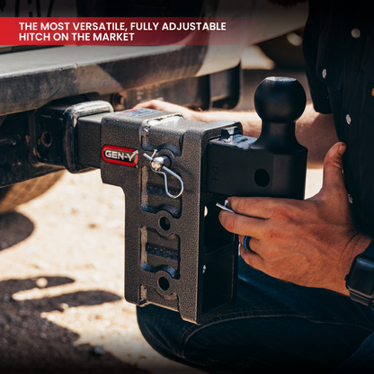 Gen-Y Hitch MEGA-DUTY 32K Bolt-On Adjustable Hitch (2 ½" Receiver) - image 4