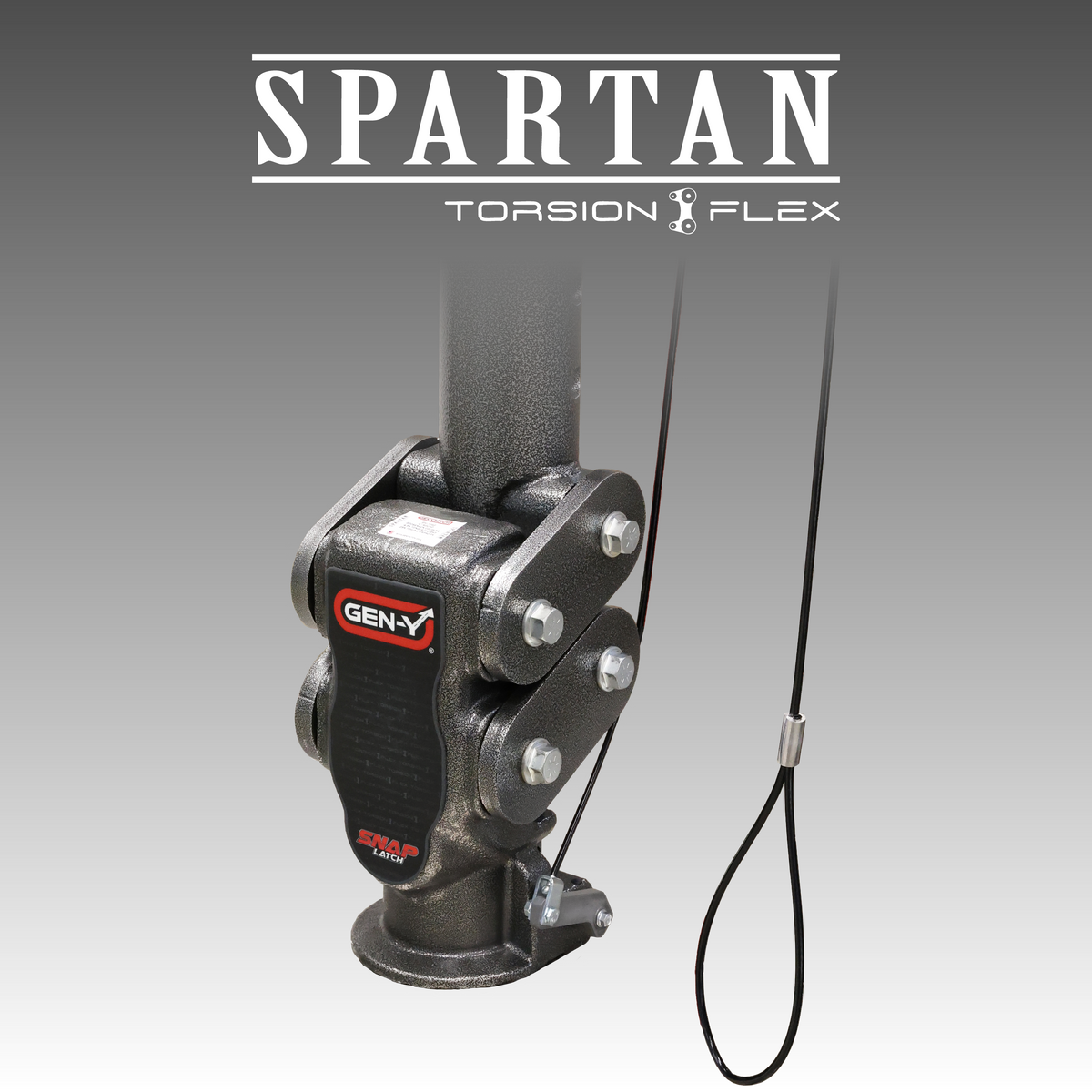 Gen-Y Hitch SPARTAN (Torsion-Flex) Gooseneck Coupler with SnapLatch - image 3