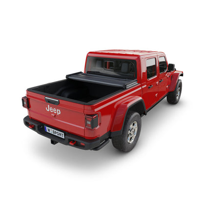 Worksport Vinyl Tri-Fold Tonneau Cover SC3 5' Fits 2020-23 Jeep Gladiator JT w/o Utility Track System