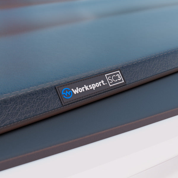Worksport Vinyl Tri-Fold Tonneau Cover SC3 5' Fits 2005-21 Nissan Frontier/Suzuki Equator w/Utility Track Brackets