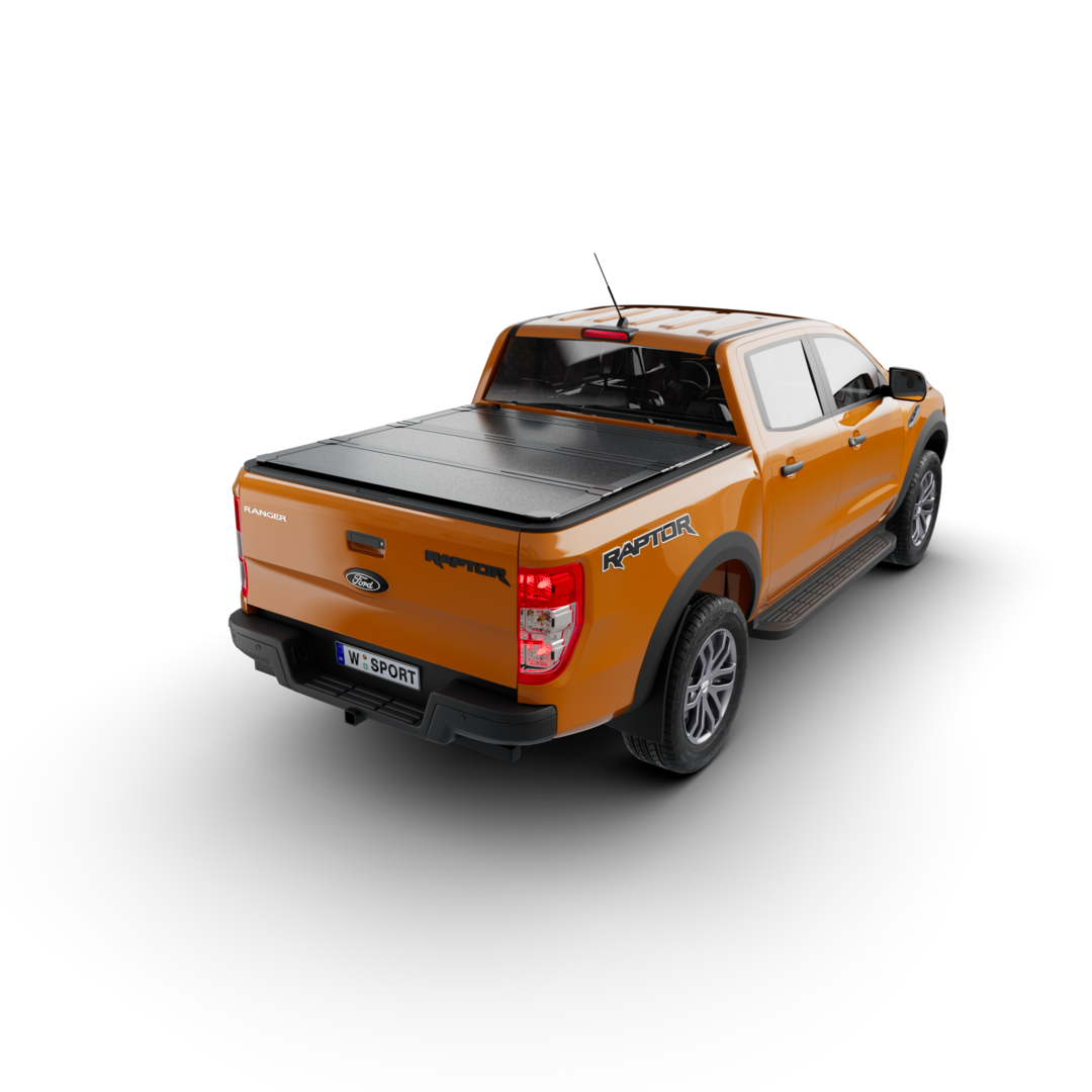 Worksport AL4 Hard Aluminum Full Bed Access Tonneau Cover for 2024–2025 Ford Ranger Raptor 5'0" Short Bed