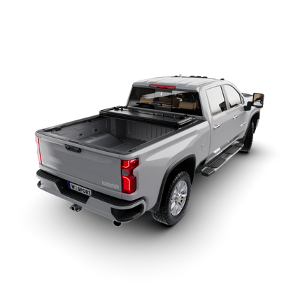 Worksport AL4 Hard Aluminum Full Bed Access Tonneau Cover for 19–24 Chevrolet Silverado 1500 & GMC Sierra 1500 | 6'6" Standard Bed w/o Side Storage Boxes