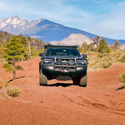 ARB Summit Bar Off-Road Front Bumper Fits 2016-2023 Toyota Tacoma - Winch & Fog Light Ready Black Steel (1 pc)