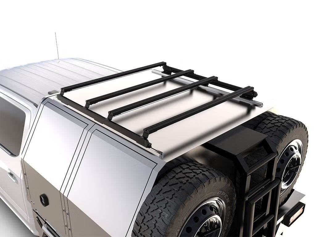 Front Runner Slimpro Canopy Rack Kit for Truck – Fits 1470mm Canopy – Black Aluminum, 1335(W) x 1470(L), Heavy-Duty Roof Rack (1PC)