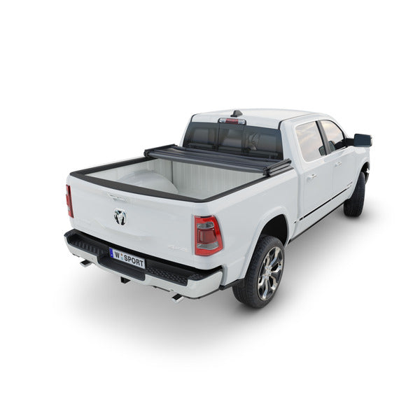 Worksport Vinyl Tri-Fold Tonneau Cover SC3 8' Fits 2019-23 RAM 1500/2500/3500 w/o RamBox w/o Utility Track System Long Bed