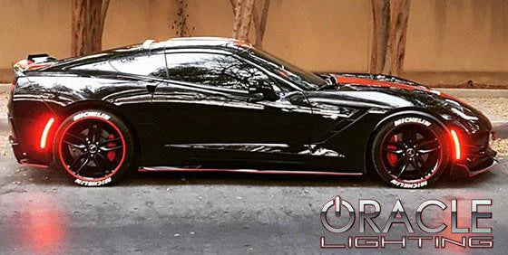 Oracle LED Side Marker Lights Fender Mount Tinted Amber/Red LEDs
