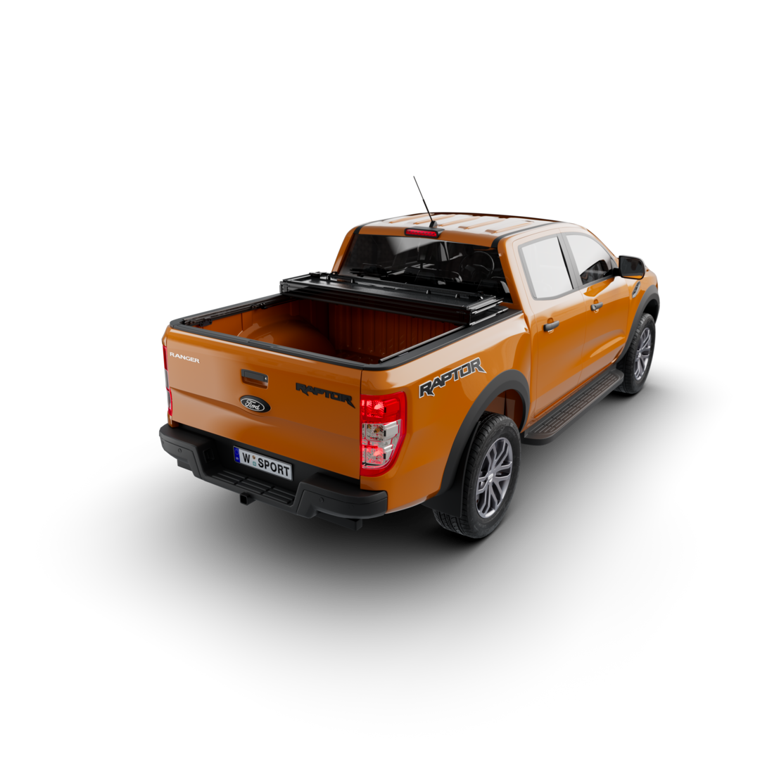Worksport AL4 Hard Aluminum Full 2019–2023 Bed Access Tonneau Cover for Ford Ranger 5' Short Bed
