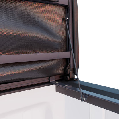 Worksport Pro Vinyl Quad Fold Tonneau Cover – Fits 2019–2023 RAM 1500 5'7" Short Bed w/o RamBox, Multi-Function Tailgate, or Utility Track System