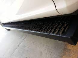 TrailFX Grated Side Step Running Board for Pickup Trucks - Fits 1999-03 F-250/F-350 1999-16, F-450 1999-01, F-550 (Black)