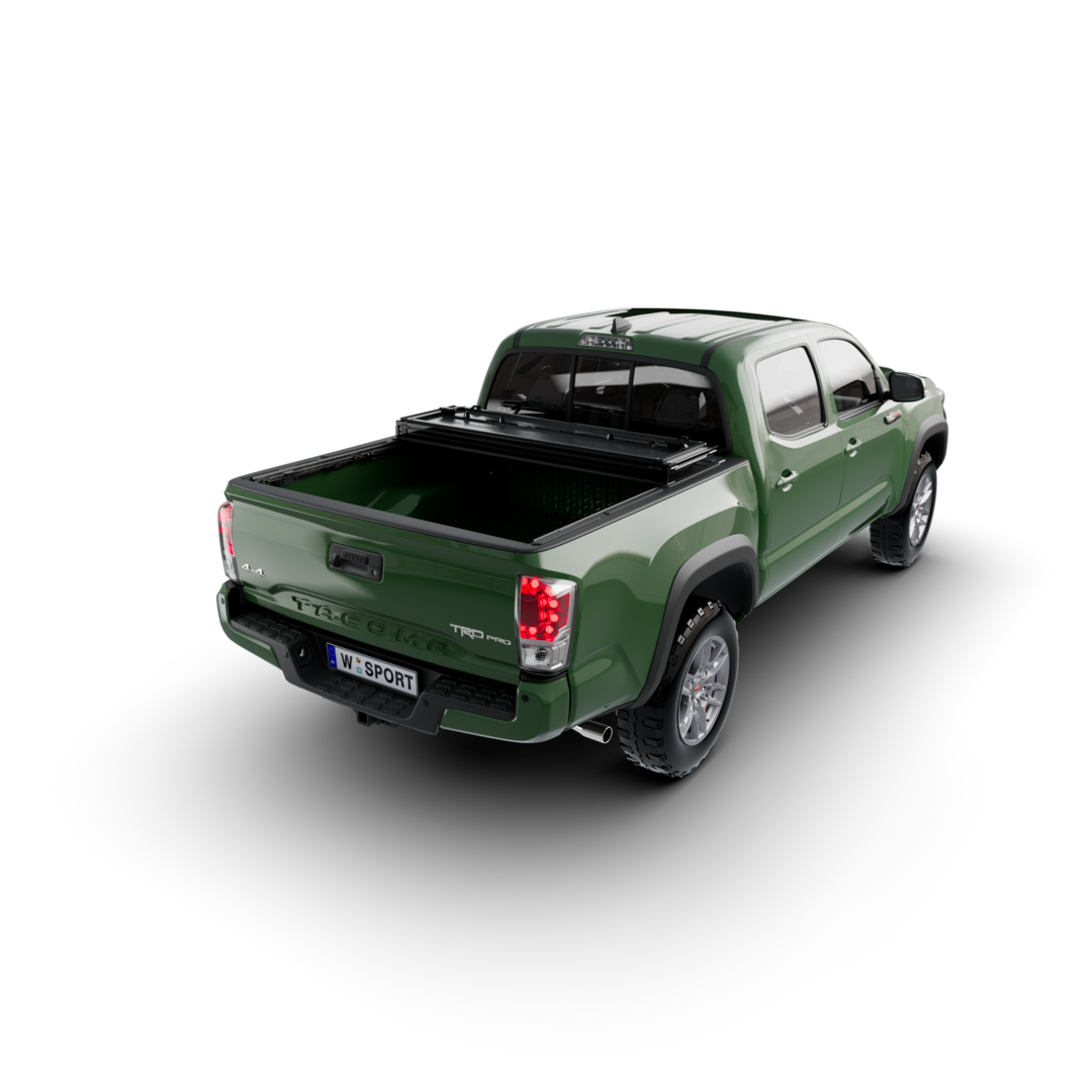 Worksport AL4 Hard Aluminum Full Bed Access Tonneau Cover for 2024–2025 Toyota Tacoma w/Utility Brackets – 5' Short Bed