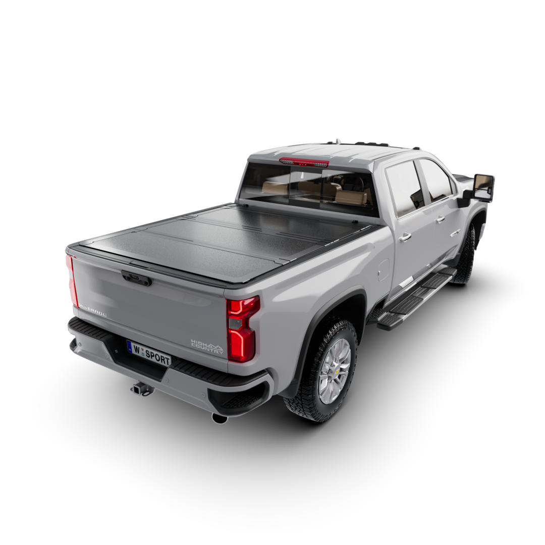 Worksport AL4 Hard Aluminum Full Bed Access Tonneau Cover for 19–24 Chevrolet Silverado 1500 & GMC Sierra 1500 | 6'6" Standard Bed w/o Side Storage Boxes