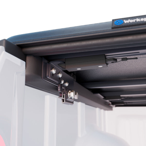 Worksport Pro Vinyl Quad Fold SC4 Pro 6'6" Fits 1999-16 Ford Super Duty F-250/F-350 w/o Utility Track System Short Bed