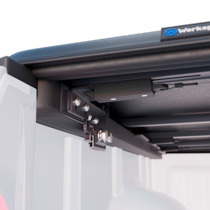 Worksport Pro Vinyl Quad Fold SC4 Pro 6'6" Fits 1999-16 Ford Super Duty F-250/F-350 w/o Utility Track System Short Bed