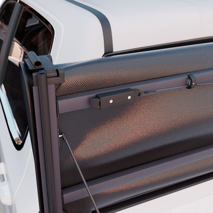 Worksport Pro Vinyl Quad Fold SC4 Pro 6'6" Fits 1999-16 Ford Super Duty F-250/F-350 w/o Utility Track System Short Bed