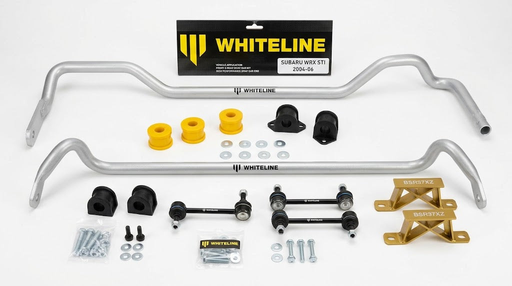 Whiteline Front & Rear Sway Bar Kit Subaru WRX STI 2004-06